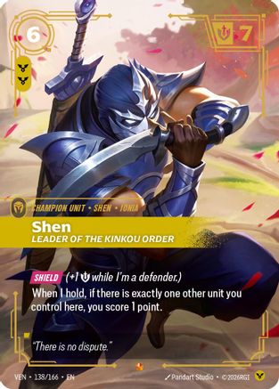 Image of Shen, Leader of the Kinkou Order (138/166) - Vendetta Foil