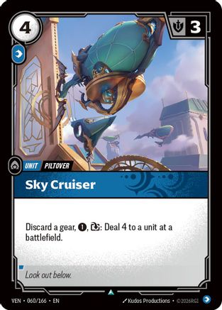 Image of Sky Cruiser (060/166) - Vendetta Foil