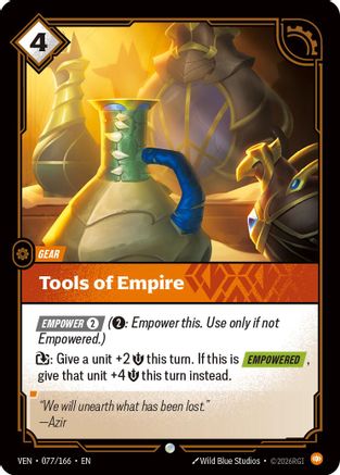 Image of Tools of Empire (077/166) - Vendetta