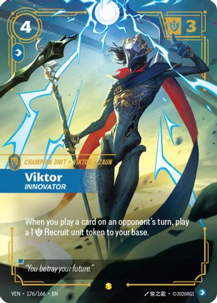 Image of Viktor, Innovator (176/166) - Vendetta Foil