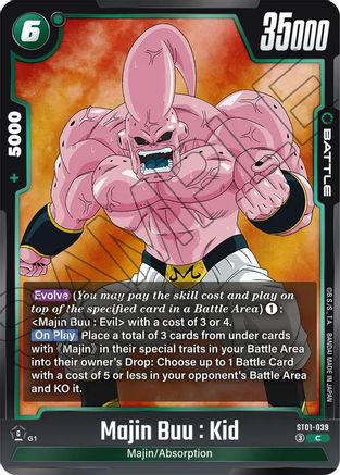Image of Majin Buu : Kid - ST01-039 (ST01-039) - Story Booster 01 Holofoil