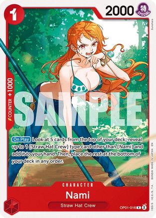 Image of Nami (OP01-016) - Starter Deck 31: RED Monkey.D.Luffy