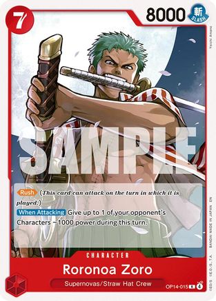 Image of Roronoa Zoro (OP14-015) - Starter Deck 31: RED Monkey.D.Luffy