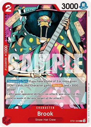 Image of Brook (ST31-003) - Starter Deck 31: RED Monkey.D.Luffy