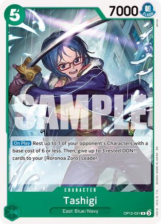 Image of Tashigi (OP12-031) - Starter Deck 32: GREEN Roronoa Zoro