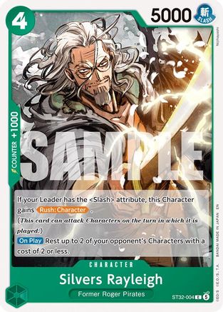 Image of Silvers Rayleigh (ST32-004) - Starter Deck 32: GREEN Roronoa Zoro
