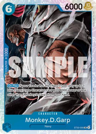 Image of Monkey.D.Garp (ST33-005) - Starter Deck 33: BLUE Kuzan Foil
