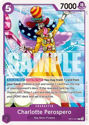 Image of Charlotte Perospero (OP11-071) - Starter Deck 34: PURPLE Charlotte Katakuri