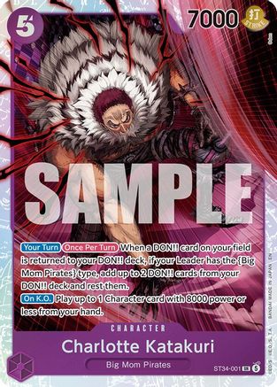 Image of Charlotte Katakuri (ST34-001) (ST34-001) - Starter Deck 34: PURPLE Charlotte Katakuri Foil