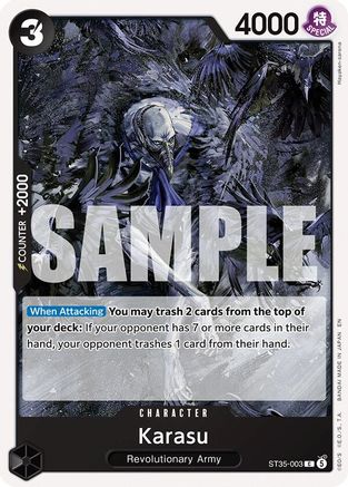 Image of Karasu (ST35-003) - Starter Deck 35: RED/BLACK Sabo