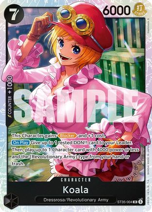 Image of Koala (ST35-004) - Starter Deck 35: RED/BLACK Sabo Foil