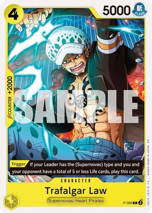 Image of Trafalgar Law (P-088) - Starter Deck 36: YELLOW Eustass