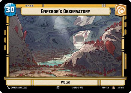 Image of Emperor's Observatory // Advantage (25/264  // T02) - Ashes of the Empire