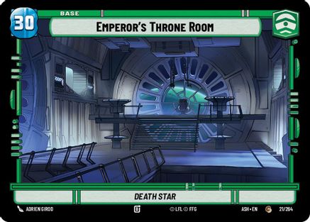 Image of Emperor's Throne Room // Mandalorian (21/264 // T01) - Ashes of the Empire