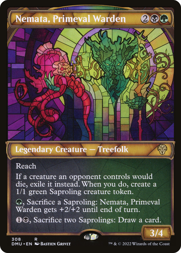 Image of Nemata, Primeval Warden (Showcase) (DMU-308) - Dominaria United: (Showcase) Foil