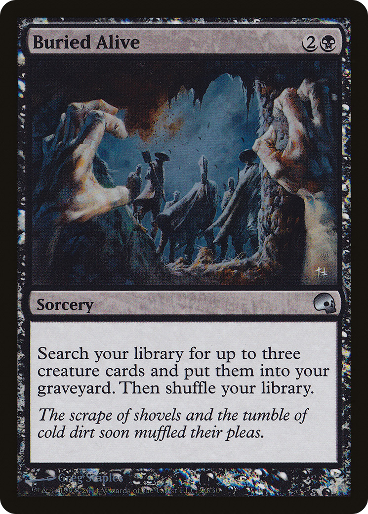 Image of Buried Alive (GRV-020) - Premium Deck Series: Graveborn Foil