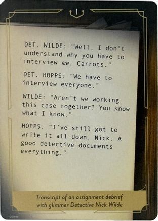 Image of Whispers in the Well Case File Cards (1 of 18)  - Whispers in the Well