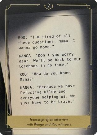 Image of Whispers in the Well Case File Cards (2 of 18)  - Whispers in the Well