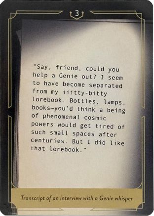 Image of Whispers in the Well Case File Cards (3 of 18)  - Whispers in the Well