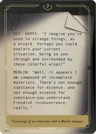 Image of Whispers in the Well Case File Cards (7 of 18)  - Whispers in the Well