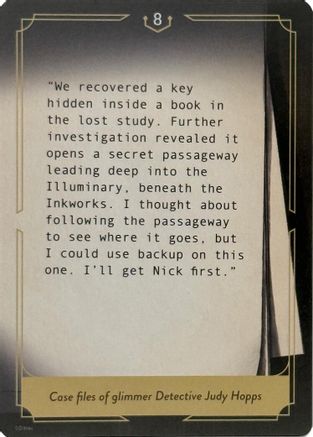 Image of Whispers in the Well Case File Cards (8 of 18)  - Whispers in the Well