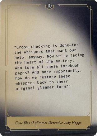 Image of Whispers in the Well Case File Cards (10 of 18)  - Whispers in the Well
