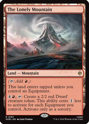 Image of The Lonely Mountain (HOB-187) - The Hobbit Foil