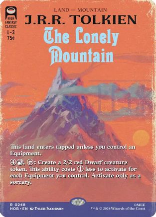 Image of The Lonely Mountain (Borderless) (HOB-248) - The Hobbit