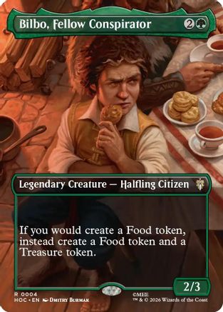 Image of Bilbo, Fellow Conspirator (Borderless) (HOC-004) - The Hobbit: Eternal-Legal Foil