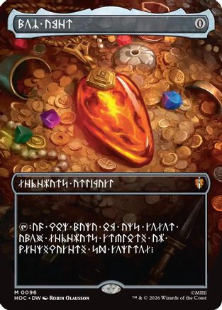 Image of Mox Amber (Borderless) (Dwarvish) (HOC-096) - The Hobbit: Eternal-Legal
