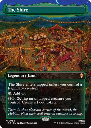 Image of The Shire (Borderless) (HOC-052) - The Hobbit: Eternal-Legal Foil