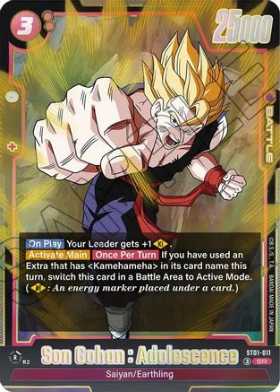 Image of Son Gohan : Adolescence - ST01-011 (ST01-011) - Story Booster 01 Holofoil