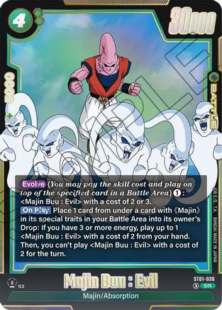 Image of Majin Buu : Evil - ST01-036 (ST01-036) - Story Booster 01 Holofoil