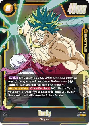Image of Broly - ST01-050 (ST01-050) - Story Booster 01 Holofoil