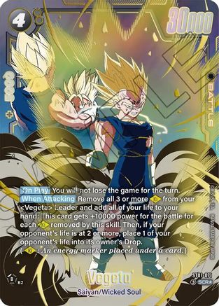 Image of Vegeta - ST01-071 (Alternate Art) (ST01-071) - Story Booster 01 Holofoil