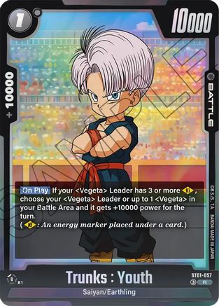 Image of Trunks : Youth - ST01-057 (ST01-057) - Story Booster 01 Holofoil