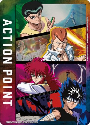 Image of Action Point Card (AP02) (Special Promotion Pack 2026 Vol. 1) (Yu Yu Hakusho) (UEPR/YYH-AP02) - Union Arena Promotion Cards Foil