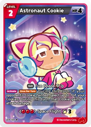 Image of Astronaut Cookie (P-137) - Promotion Cards