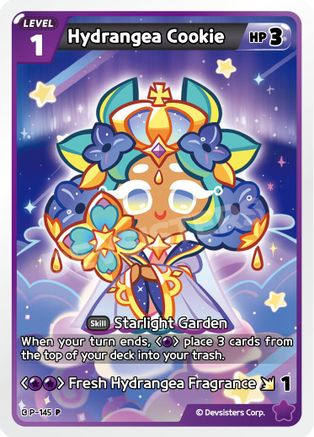 Image of Hydrangea Cookie (P-145) - Promotion Cards