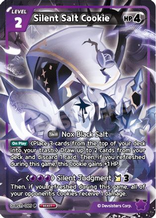 Image of Silent Salt Cookie (BS11-089) - Promotion Cards Foil