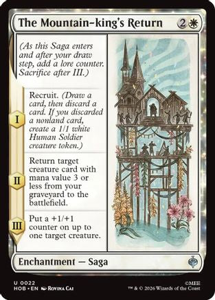 Image of The Mountain-king's Return (HOB-022) - The Hobbit