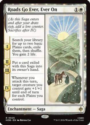 Image of Roads Go Ever, Ever On (HOB-025) - The Hobbit Foil