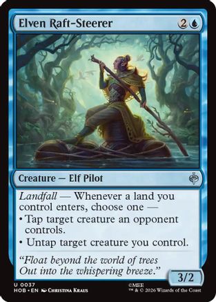 Image of Elven Raft-Steerer (HOB-037) - The Hobbit Foil