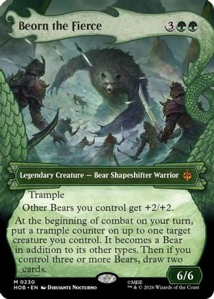 Image of Beorn the Fierce (Showcase) (HOB-230) - The Hobbit Foil