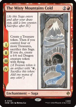 Image of The Misty Mountains Cold (HOB-104) - The Hobbit