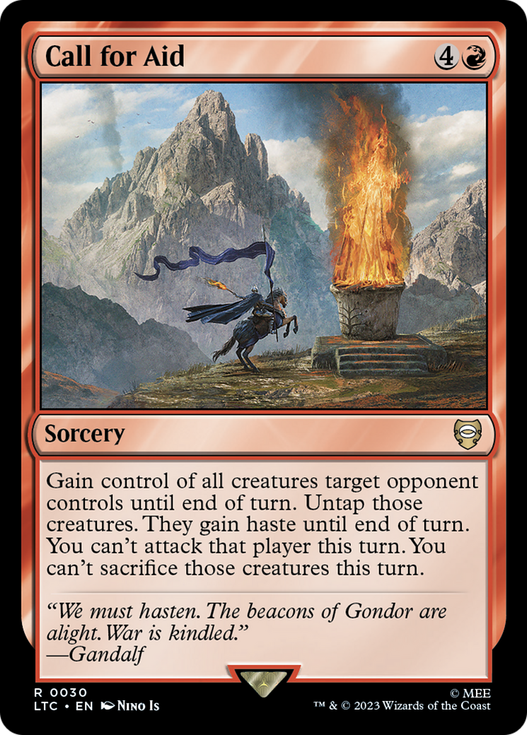 Image of Call for Aid (LTC-030) - Tales of Middle-earth Commander