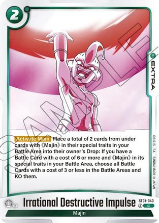 Image of Irrational Destructive Impulse (ST01-043) - Story Booster 01 Holofoil