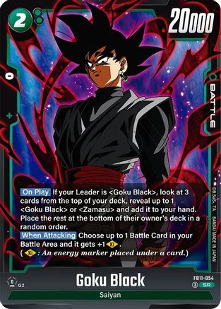 Image of Goku Black - FB11-054 (FB11-054) - Brightness of Hope Holofoil