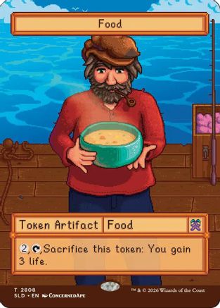 Image of Food Token (2808) (SLD-2808) - Secret Lair Drop Series