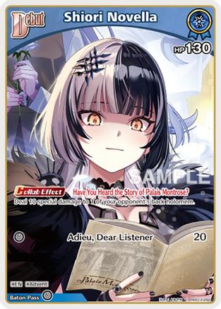 Image of Shiori Novella (C) (hSD12-003) (hSD12-003) - SD12 Start Deck Oshi Advent